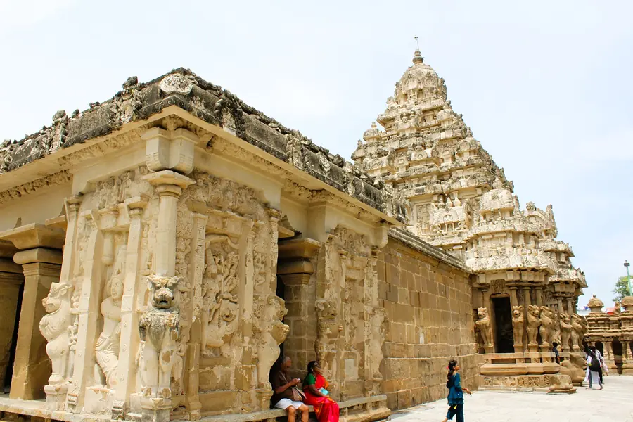 The Kailasanathar temple at Kanchipuram, a standard school and college trip from Chennai